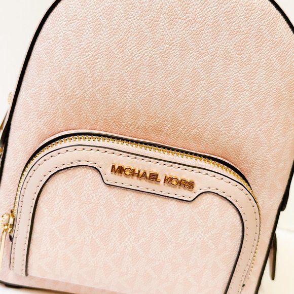 Michael Kors JAYCEE XS MINI Convertible Backpack MK Light Powder Blush - Picture 6 of 12